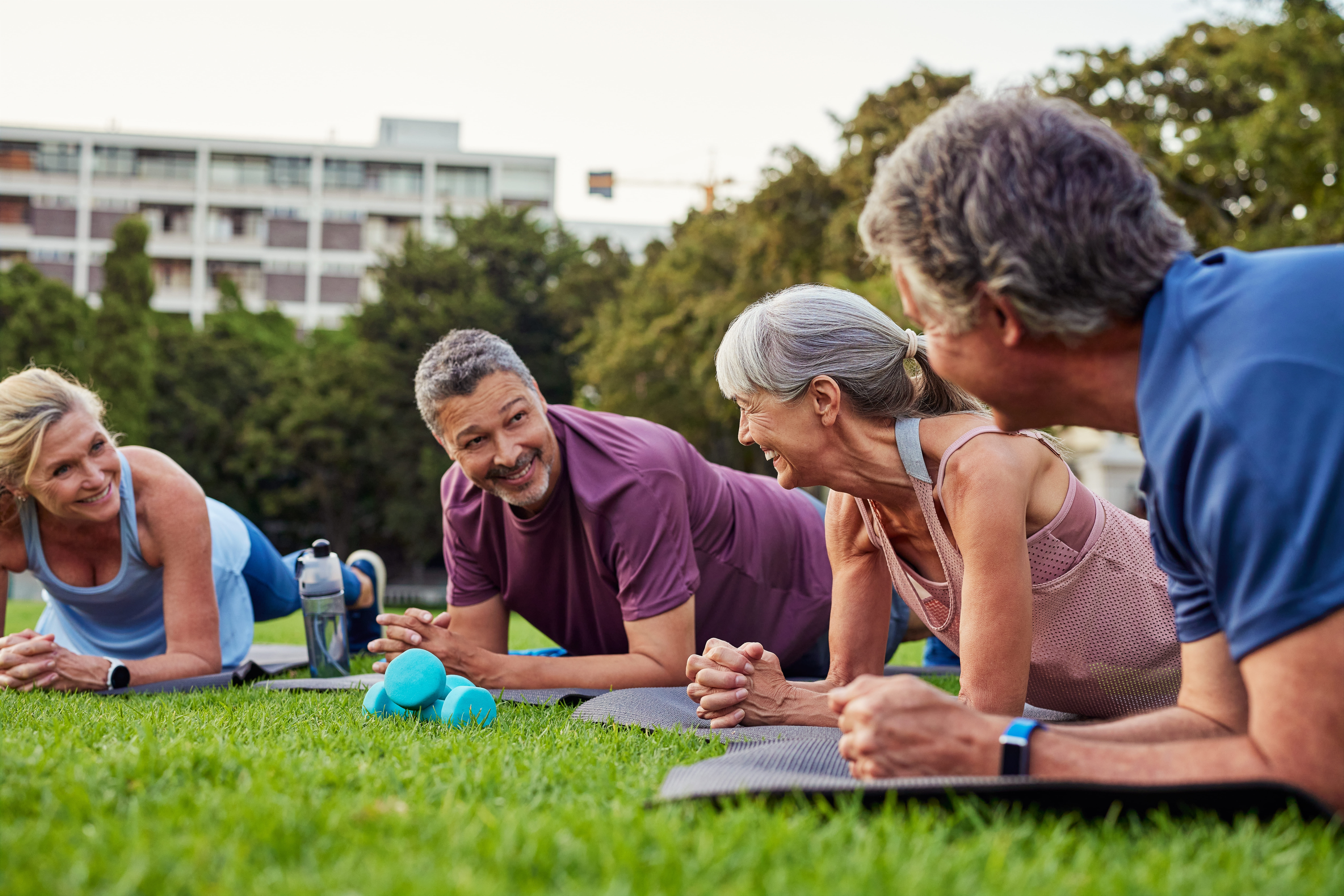 Séance d'activité physique adaptée en groupe